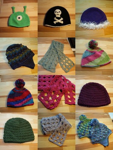 Some of this year's crocheted goodies