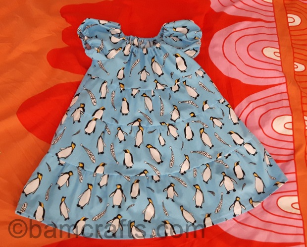 penguin toddler dress